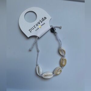 Pura Vida Knotted Cowries Bracelet - NWT